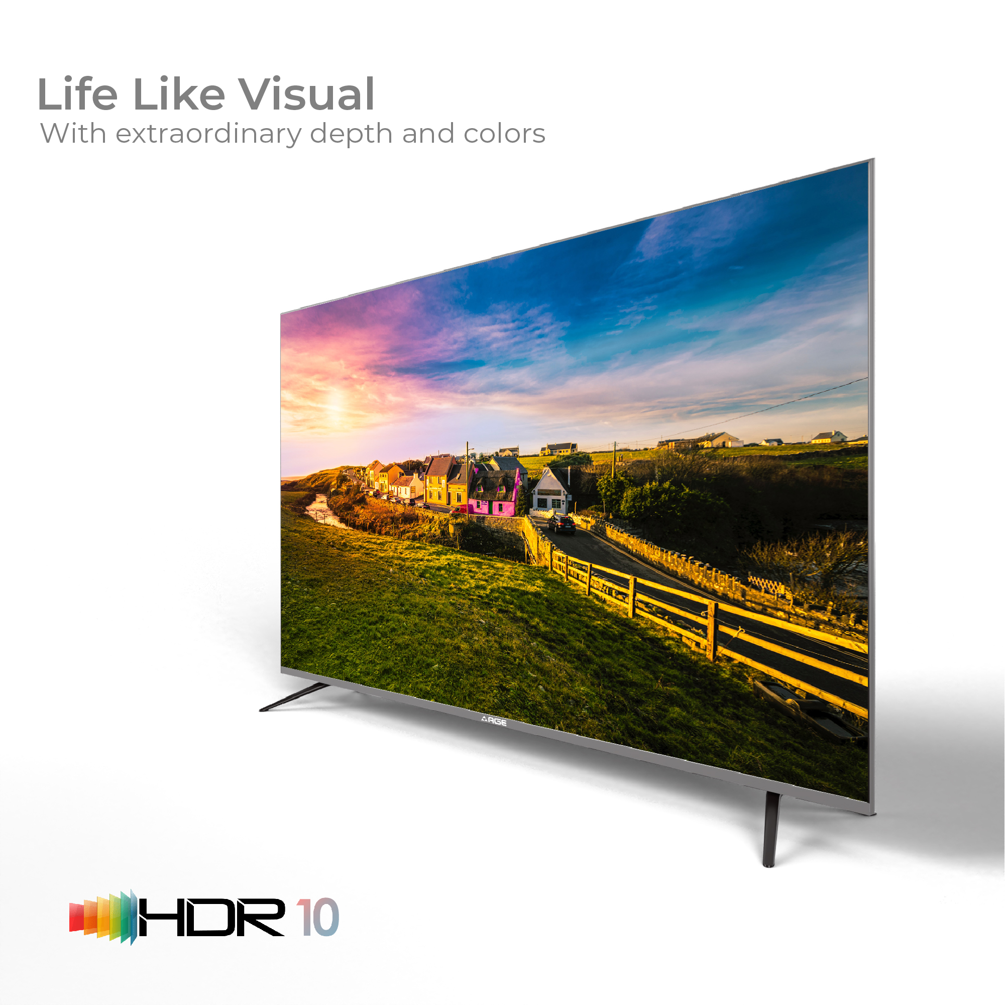 AGE 189 cm (75 inch) Ultra HD (4K) LED Smart Android TV with  AGE WebOS Series