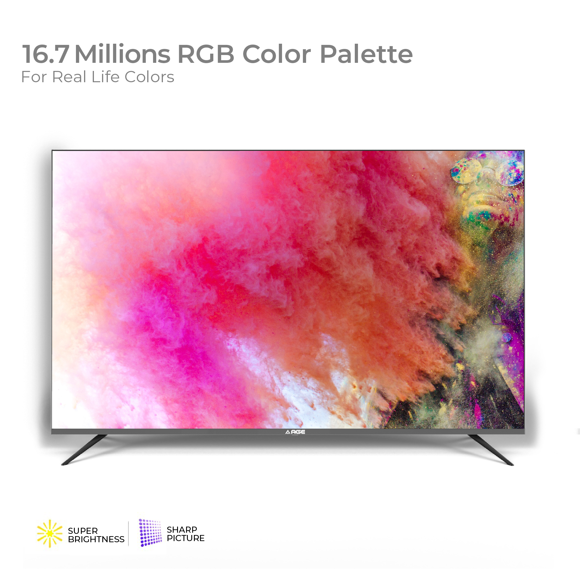 AGE 189 cm (75 inch) Ultra HD (4K) LED Smart Android TV with  AGE WebOS Series